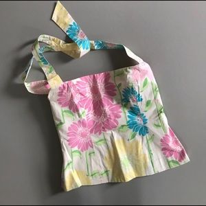 MAJOR ISO Lily Pulitzer floral halter top